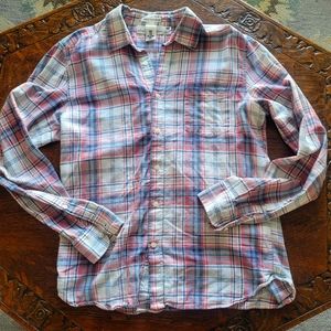 H&M LOGG Men's Plaid Button Up Shirt Size M